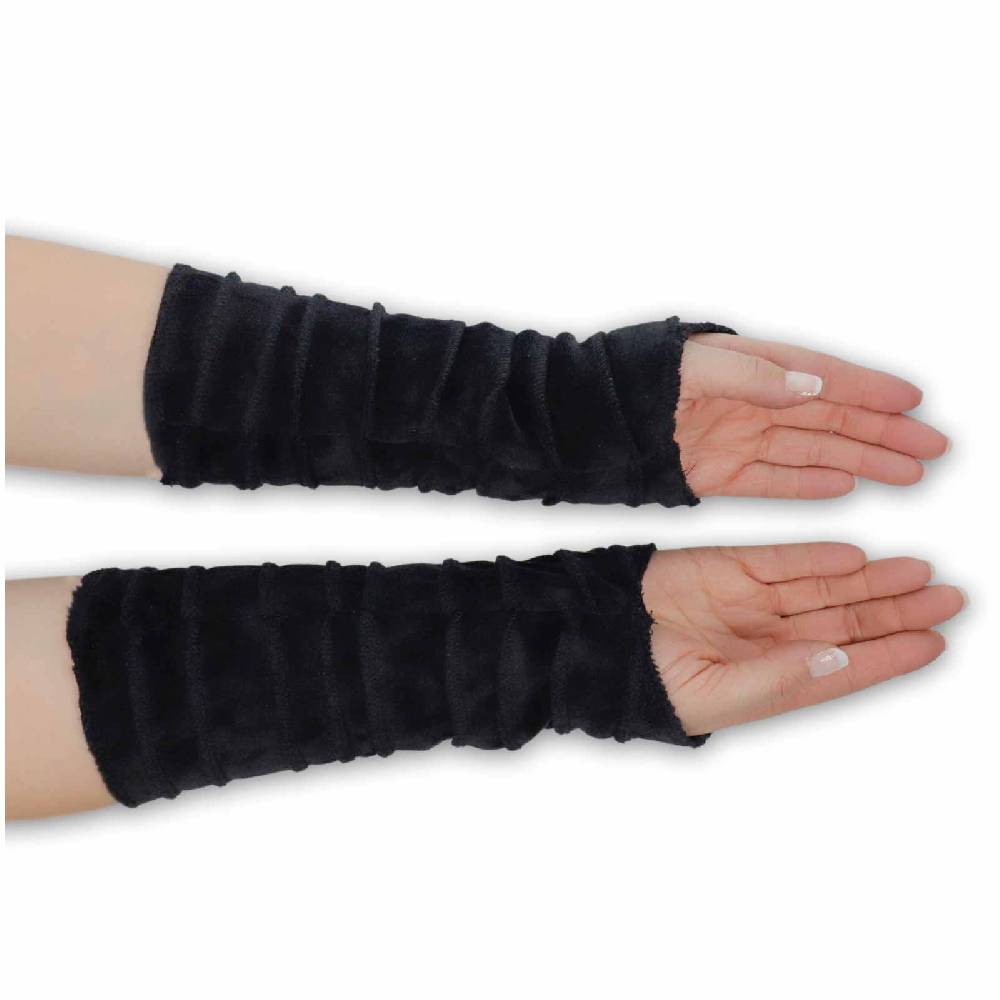 Kunst Und Magie Kunst Und Magie Samt Armstulpen Stulpen Handwärmer Handschuhe