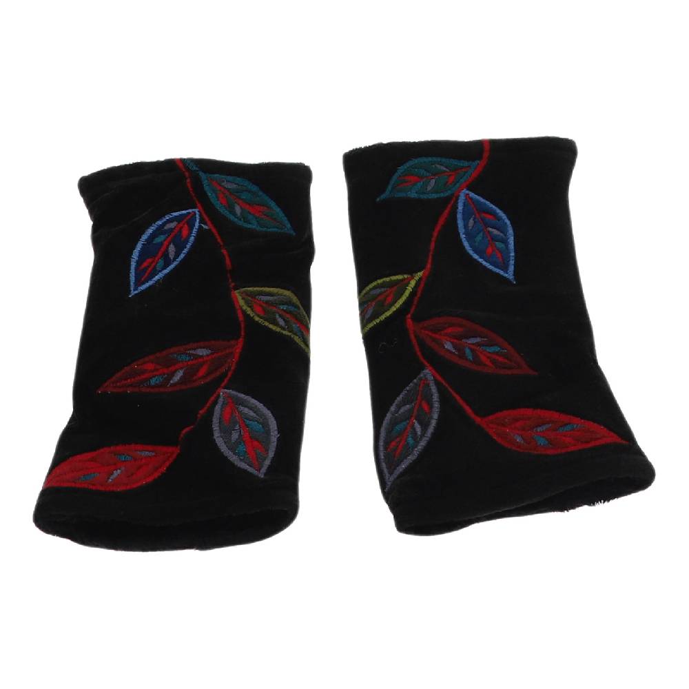 Kunst Und Magie Kunst Und Magie Samt Armstulpen Wendbare Stulpen Handwärmer 2in1