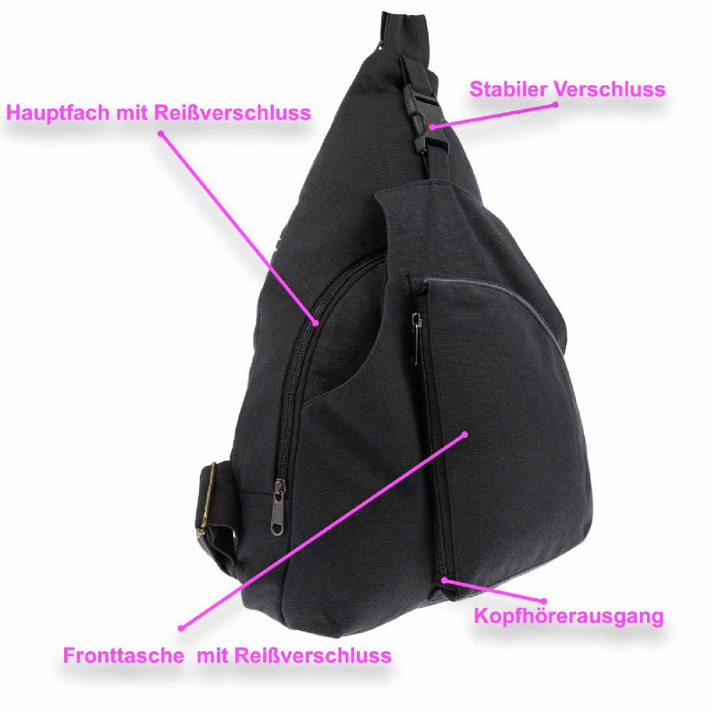 Kunst Und Magie Kunst Und Magie Sling Bag Hippie Goa Bodybag Schultertasche Crossbag Rucksack L