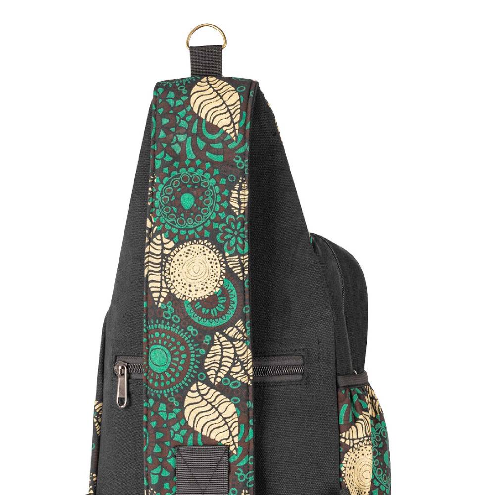 Kunst Und Magie Kunst Und Magie Sling Bag Lebensblume Schultertasche Hippie Goa Bodybag Crossbody Rucksack Bunt M