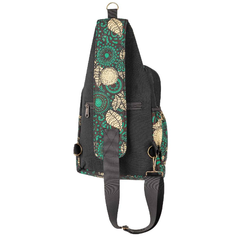 Kunst Und Magie Kunst Und Magie Sling Bag Lebensblume Schultertasche Hippie Goa Bodybag Crossbody Rucksack Bunt M