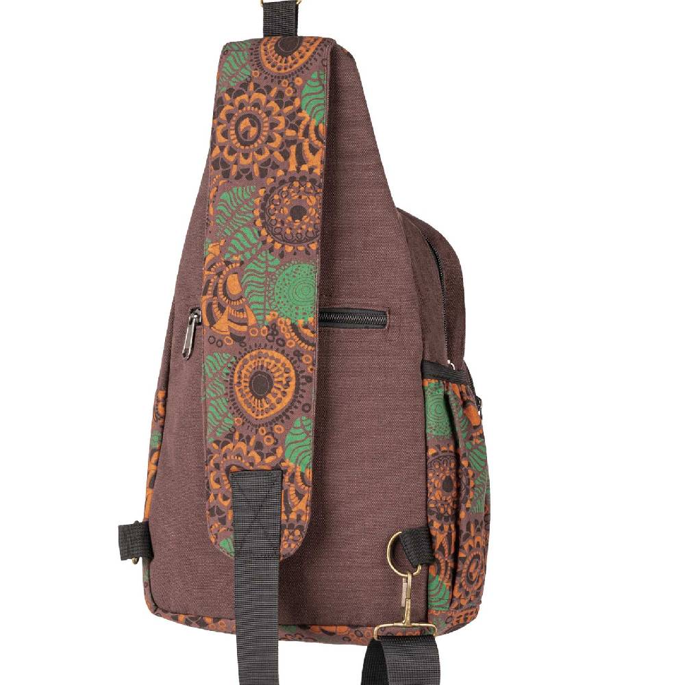 Kunst Und Magie Kunst Und Magie Sling Bag Schultertasche Hippie Goa Bodybag Crossbody Rucksack Bunt M