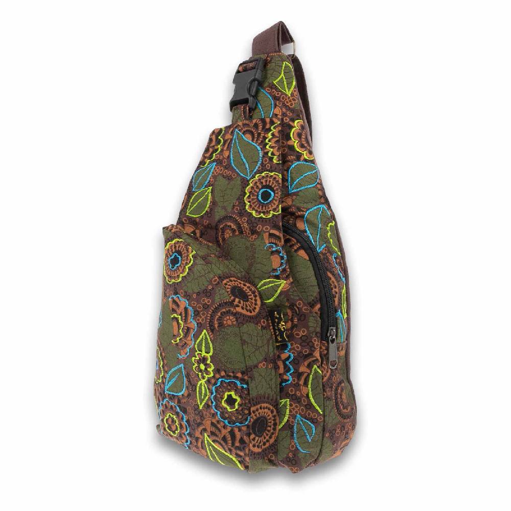 Kunst Und Magie Kunst Und Magie Sling Bag Schultertasche Hippie Goa Bodybag Crossbody Rucksack Bunt M