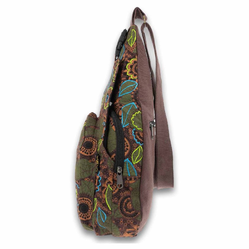 Kunst Und Magie Kunst Und Magie Sling Bag Schultertasche Hippie Goa Bodybag Crossbody Rucksack Bunt M