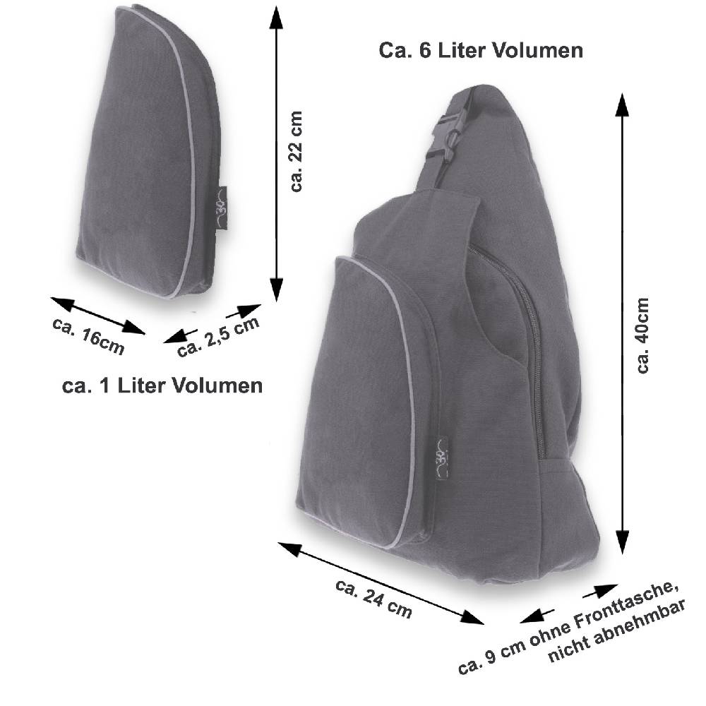 Kunst Und Magie Kunst Und Magie Slingbag Hippie Goa Bodybag Schultertasche Mandala Rucksack M