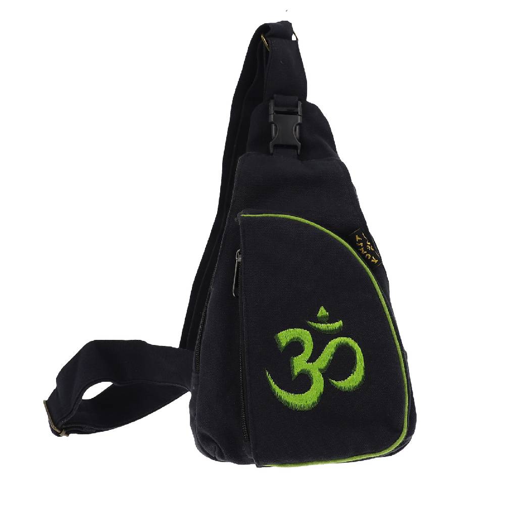 Kunst Und Magie Kunst und Magie Slingbag Hippie Goa Bodybag Schultertasche OM Rucksack Tagesrucksack