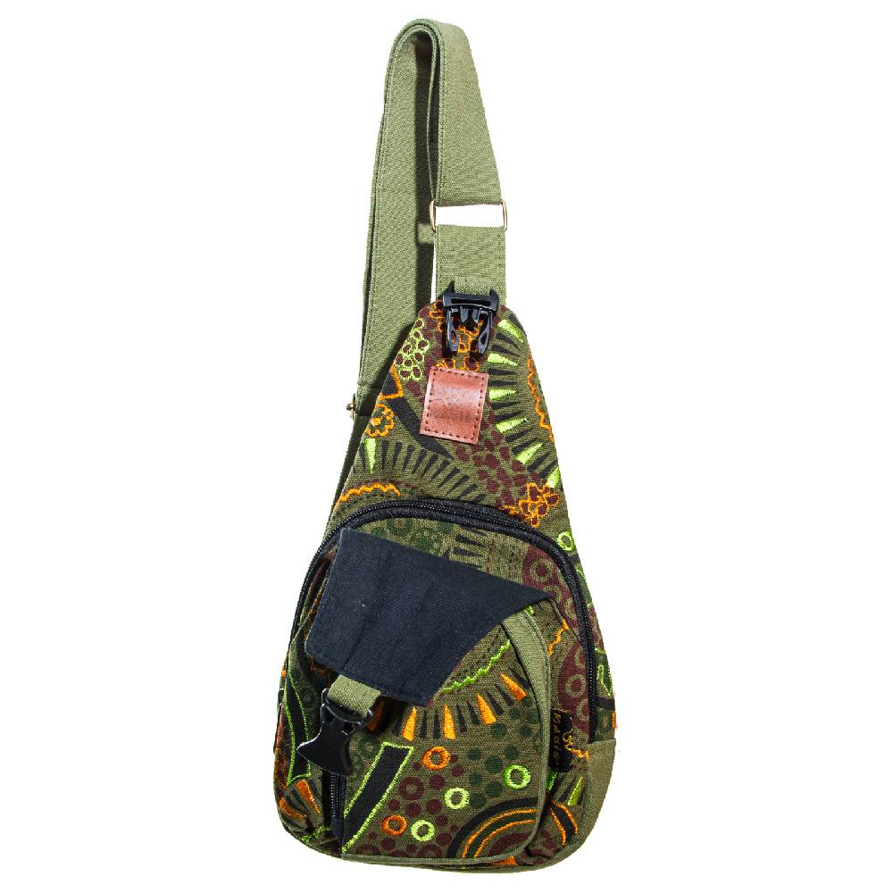 Kunst Und Magie Kunst Und Magie Slingrucksack Goa Bodybag Schultertasche Umhängetasche