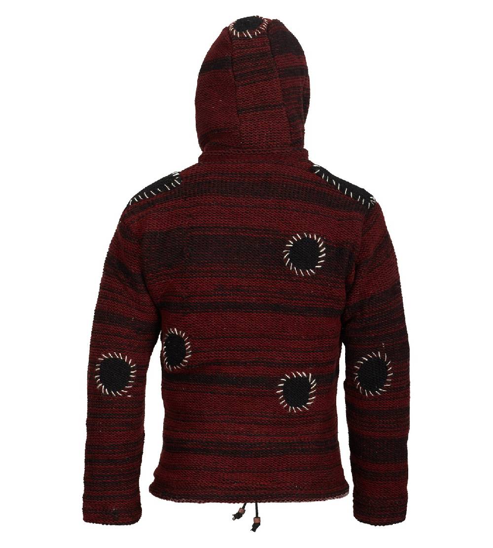 Kunst Und Magie Kunst Und Magie Strickjacke Mit Fleecefutter Strickpullover