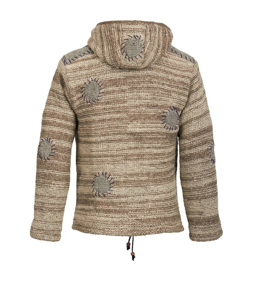 Kunst Und Magie Kunst Und Magie Strickjacke Mit Fleecefutter Strickpullover