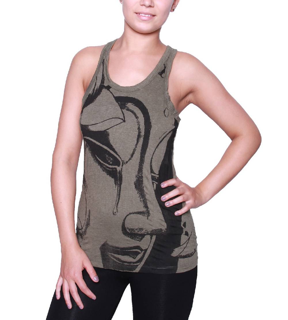 Kunst Und Magie Kunst Und Magie Sure Crying Buddha Träne 70er Retro Trägertop T-Shirt