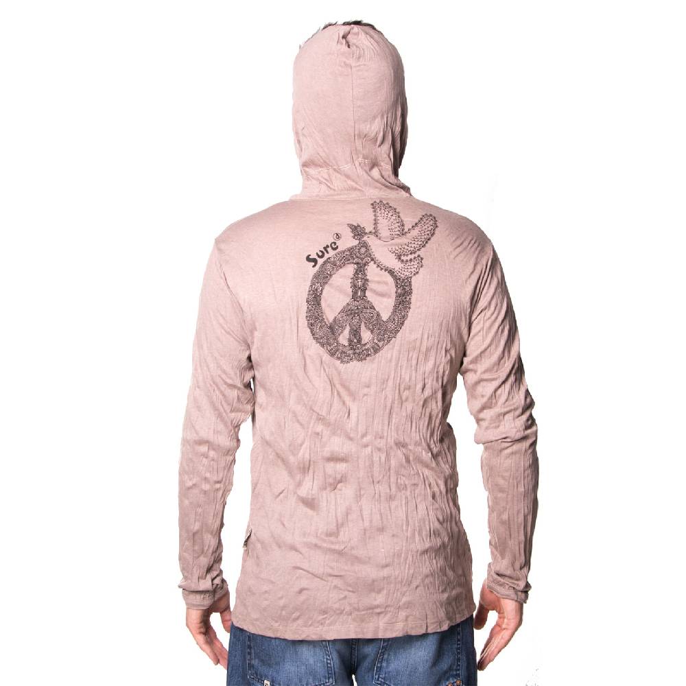 Kunst Und Magie Kunst Und Magie Sure Hoody Kapuzen Shirt Peace Mit Friedenstaube