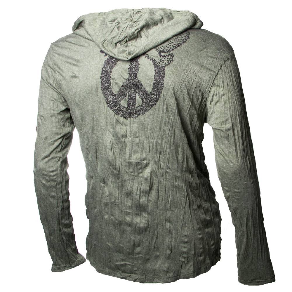 Kunst Und Magie Kunst Und Magie Sure Hoody Kapuzen Shirt Peace Mit Friedenstaube