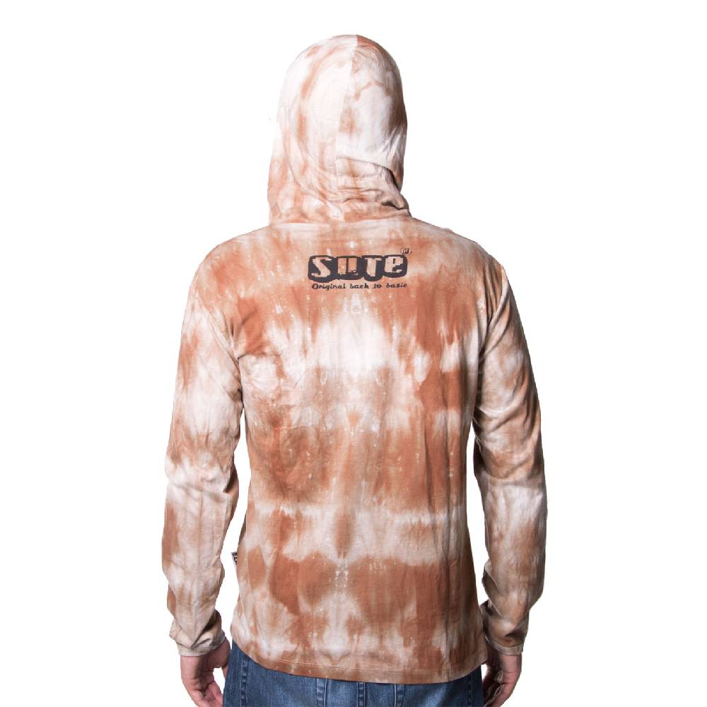 Kunst Und Magie Kunst Und Magie Sure Hoody Kapuzen Tie Dye Batik Shirt Mit "Peace" Motiv