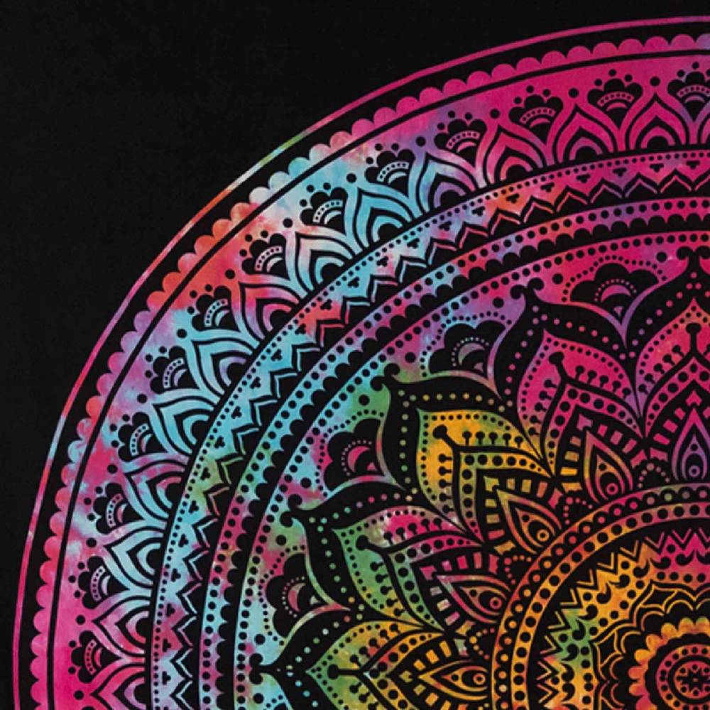 Kunst Und Magie Kunst Und Magie Tagesdecke Wandbehang Bunt Deko Tuch Mandala Bunt Ca. 200 X 230cm