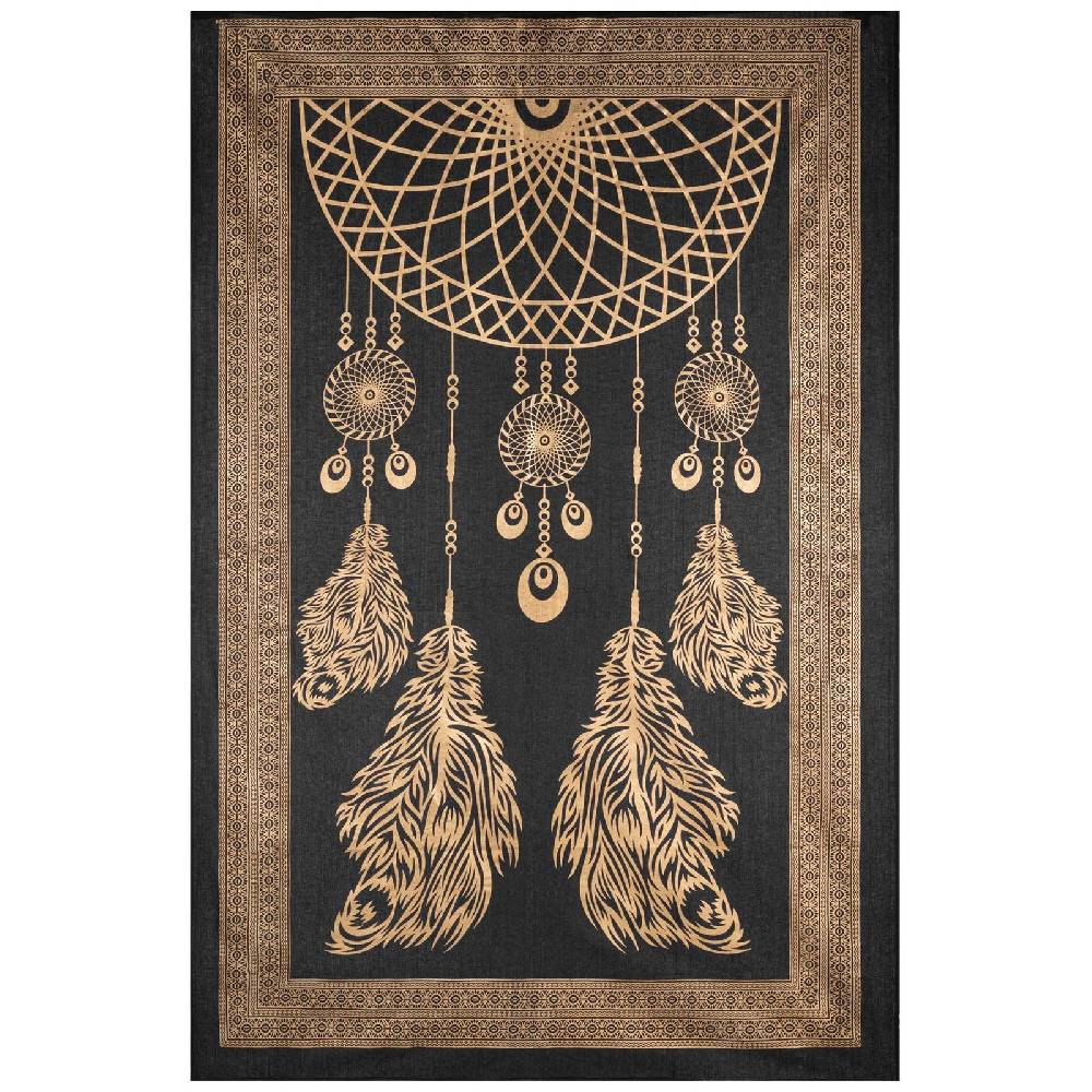 Kunst Und Magie Kunst Und Magie Tagesdecke Wandbehang Deko Tuch Dreamcatcher Traumfänger Ca. 200 X135cm