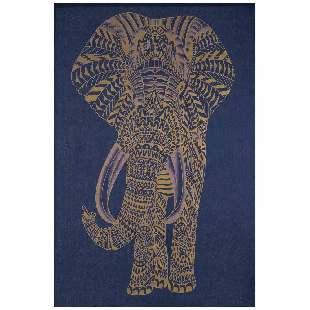 Kunst Und Magie Kunst Und Magie Tagesdecke Wandbehang Deko Tuch Goldener Elefant Ca. 200 X135cm