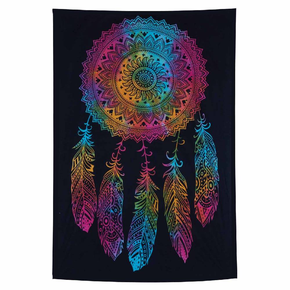 Kunst Und Magie Kunst Und Magie Tagesdecke Wandbehang Deko Tuch Traumfänger Dreamcatcher Ca.200x135cm