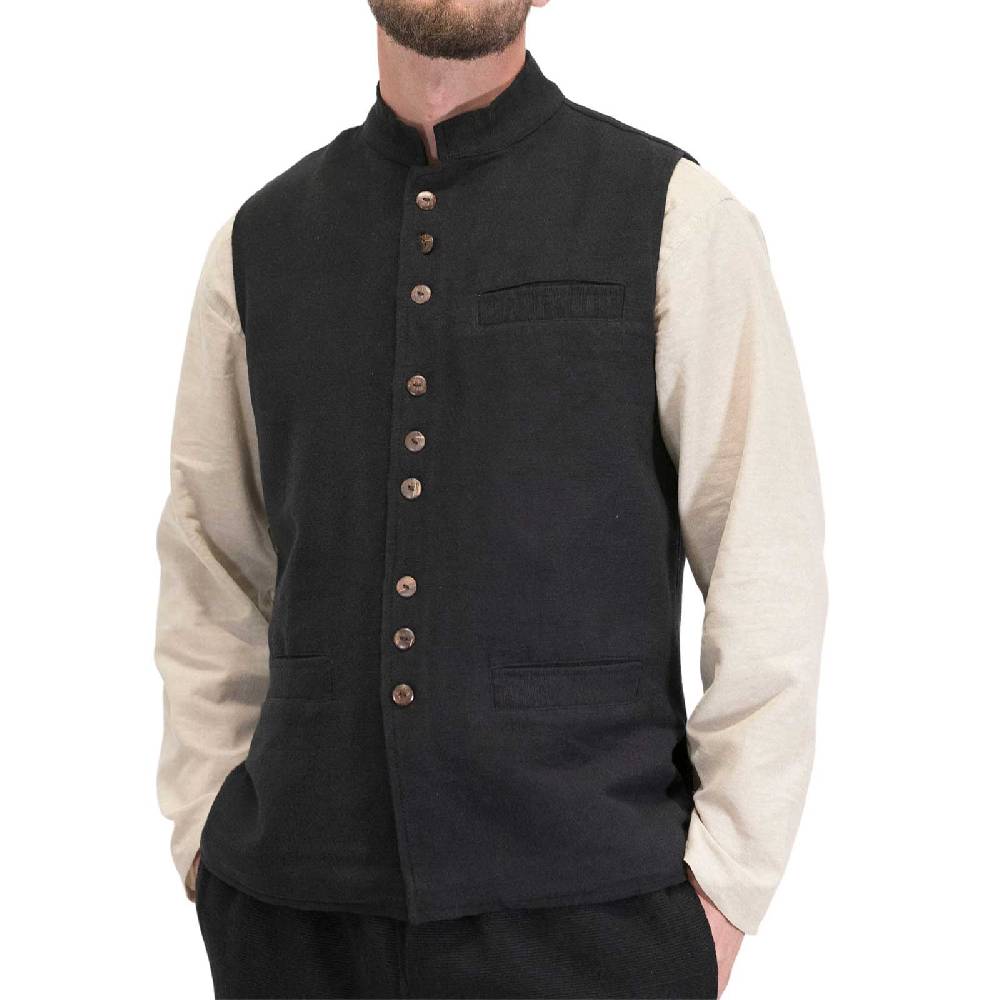 Kunst Und Magie Kunst Und Magie Traditionelle Nepal Gilet Herren Hippie Weste