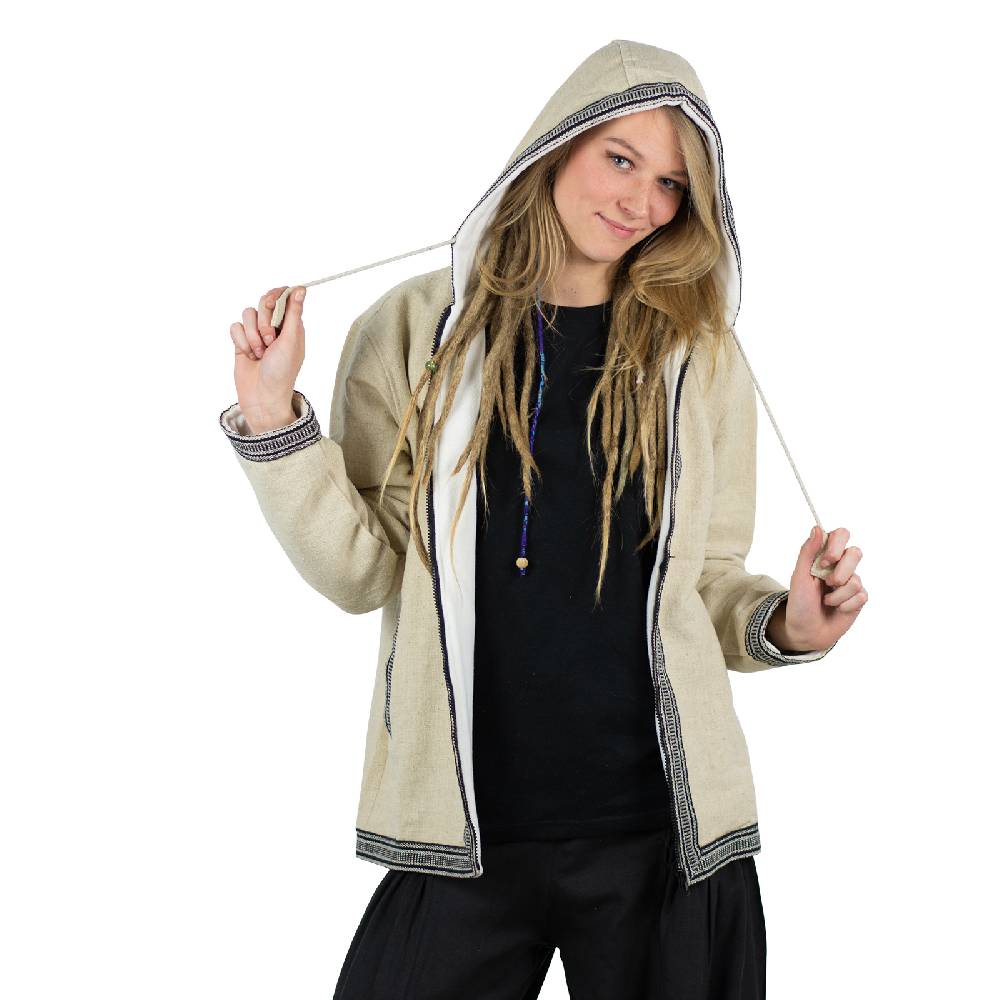 Kunst Und Magie Kunst Und Magie Unisex Baumwolljacke Mit Fleecefutter Und Kapuze