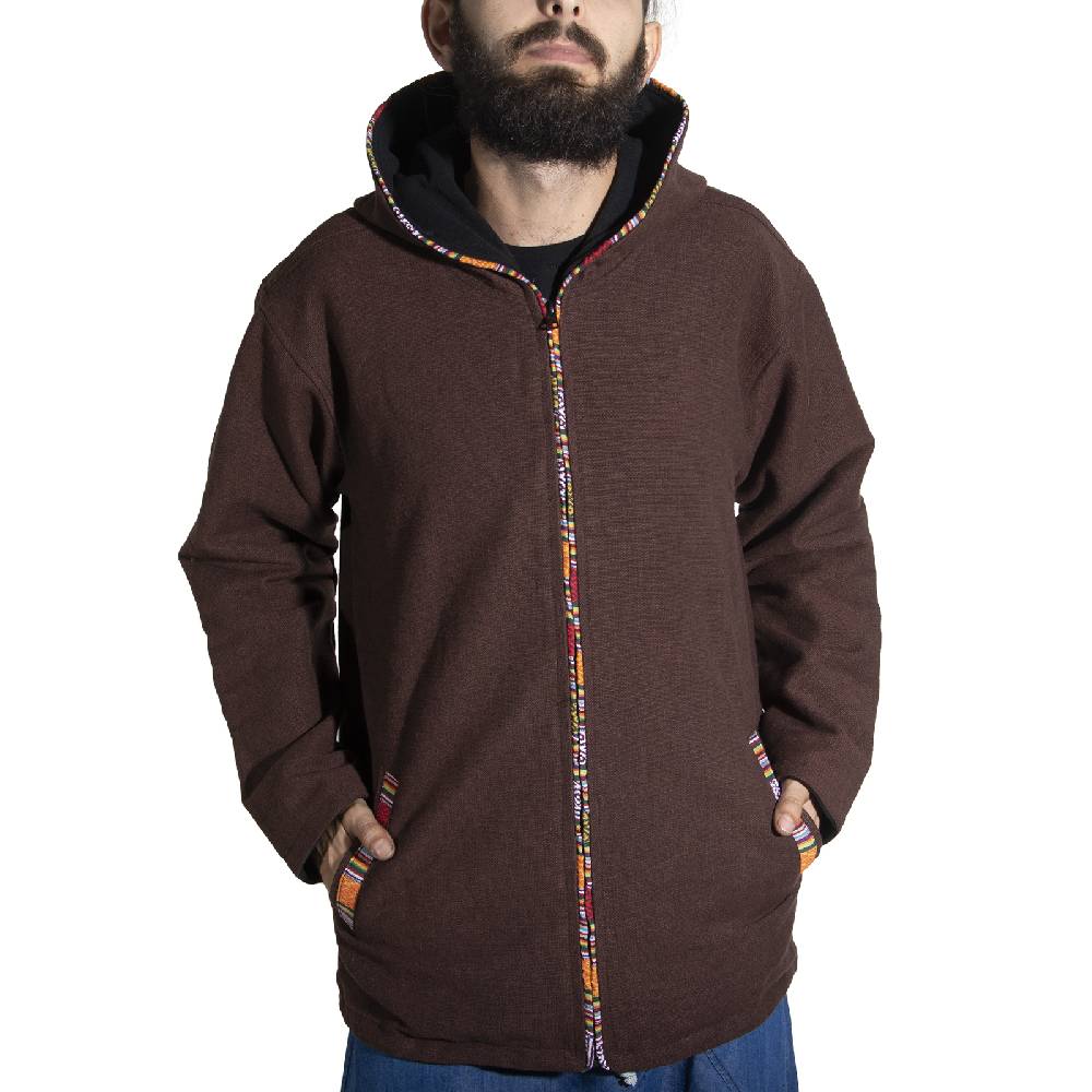 Kunst Und Magie Kunst und Magie Unisex Baumwolljacke mit Fleecefutter und Kapuze Hoodie