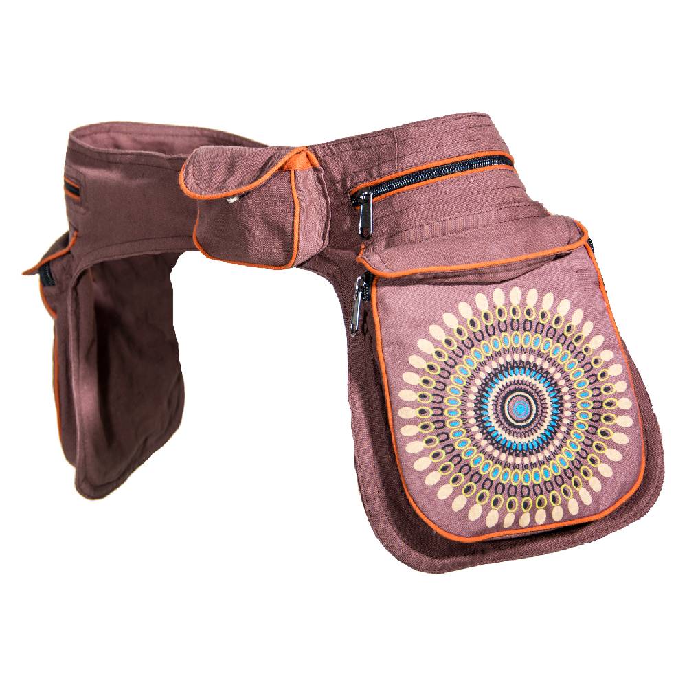 Kunst Und Magie Kunst Und Magie Unisex Doppel Bauchtasche Sidebag Gürteltasche Festivaltasche