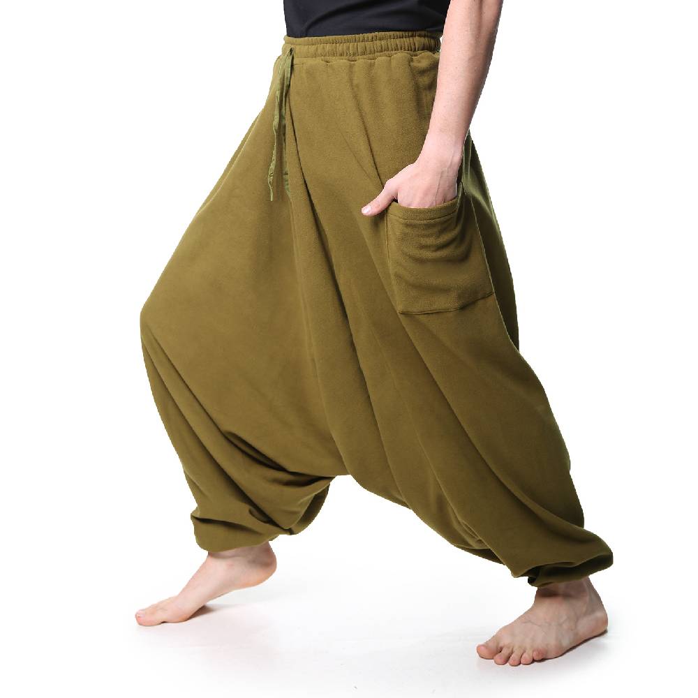Kunst Und Magie Kunst Und Magie Unisex Fleecehose ALADINHOSE Thermo Haremshose