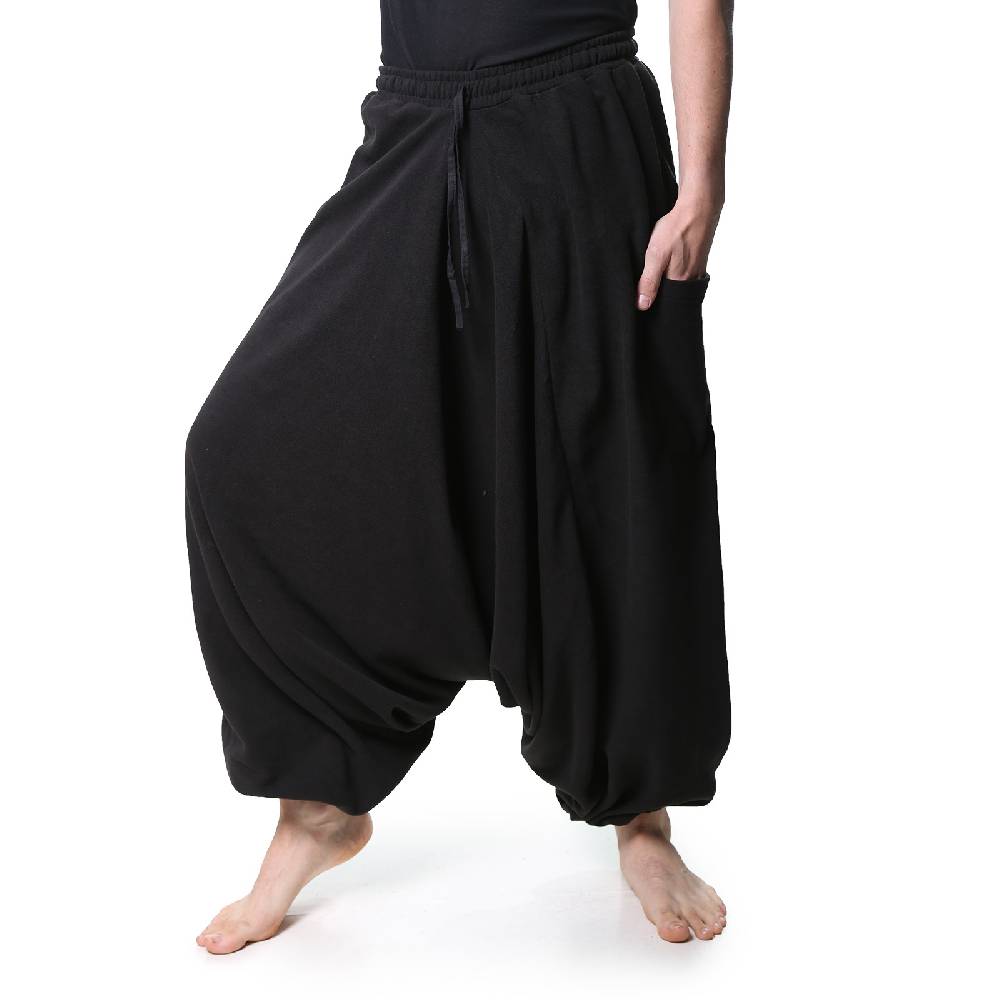 Kunst Und Magie Kunst und Magie Unisex Fleecehose ALADINHOSE Thermo Haremshose