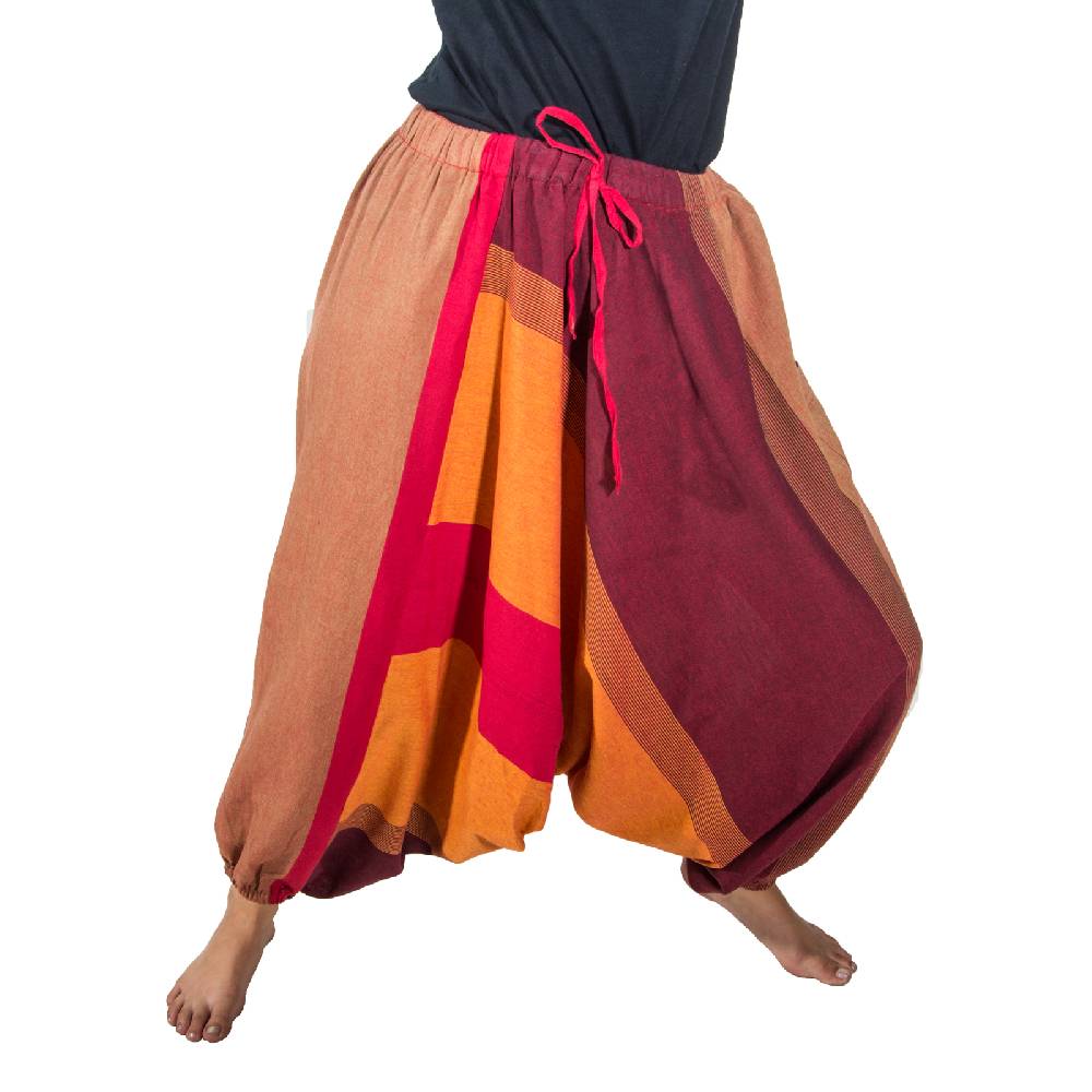 Kunst Und Magie Kunst Und Magie Unisex Haremshose Onesize Mehrfahrbig Hippie Goa Fair
