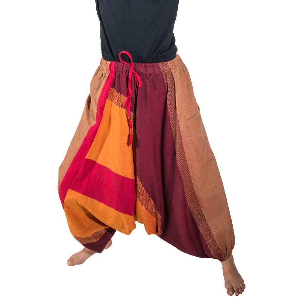 Kunst Und Magie Kunst Und Magie Unisex Haremshose Onesize Mehrfahrbig Hippie Goa Fair