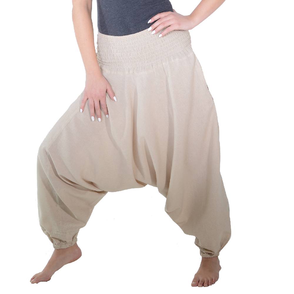 Kunst Und Magie Kunst Und Magie Unisex Orientalische Haremshose Pluderhose Pumphose, Größe: Einheitsgröße