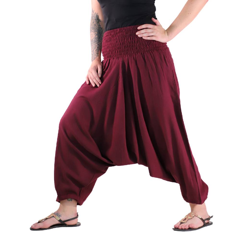 Kunst Und Magie Kunst Und Magie Unisex Orientalische Prewashed Haremshose Pluderhose Pumphose