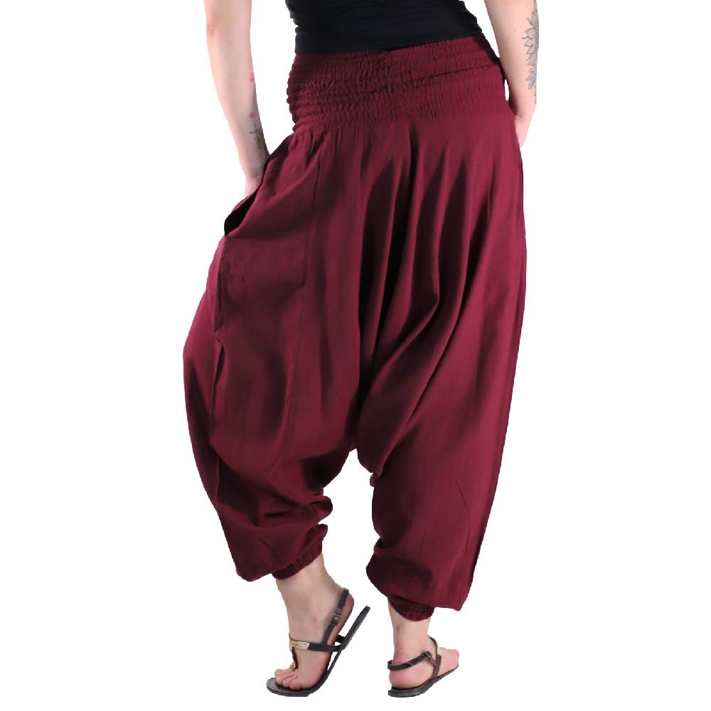 Kunst Und Magie Kunst Und Magie Unisex Orientalische Prewashed Haremshose Pluderhose Pumphose