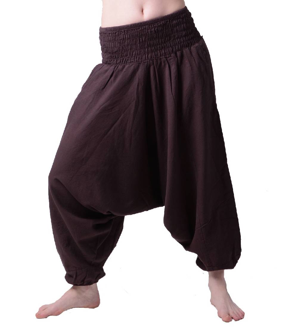 Kunst Und Magie Kunst und Magie Unisex Orientalische prewashed Haremshose Pluderhose Pumphose