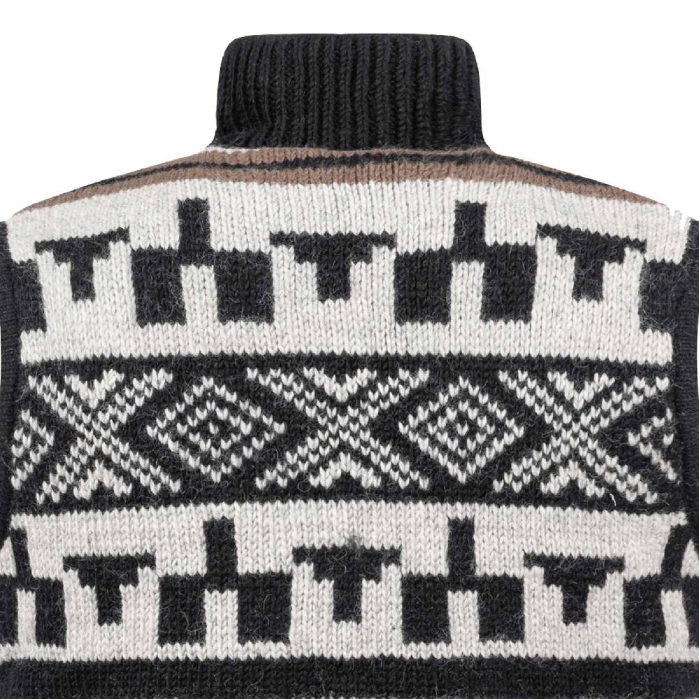 Kunst Und Magie Kunst Und Magie Unisex Strickweste Aus Wolle Mit Warmen Fleecefutter