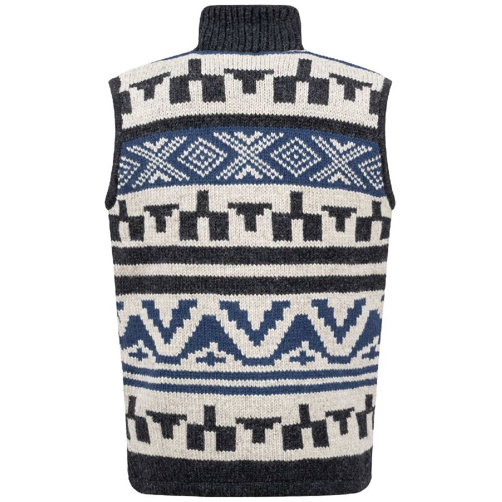 Kunst Und Magie Kunst Und Magie Unisex Strickweste Aus Wolle Mit Warmen Fleecefutter