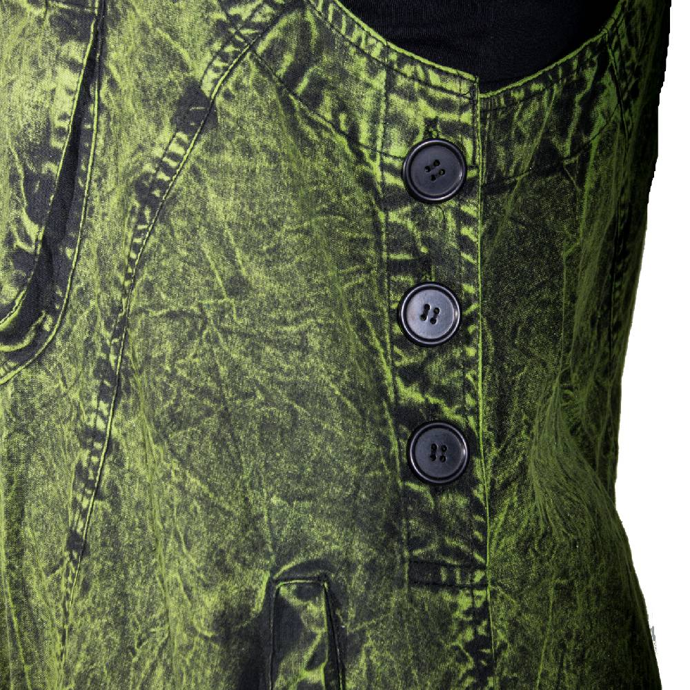 Kunst Und Magie Kunst Und Magie Unisex Vintage Latzhose Ibiza Stonewashed Haremshose Overall