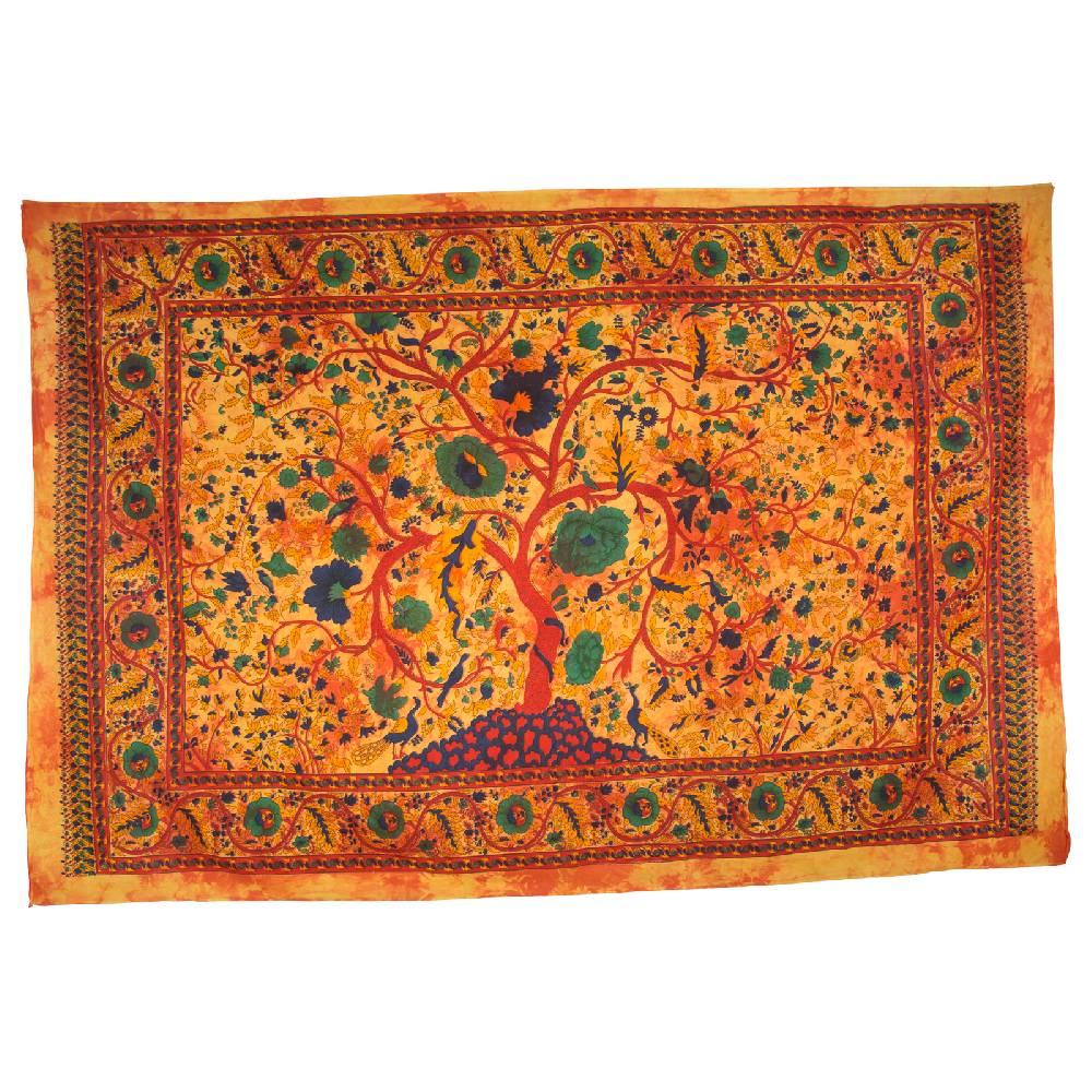 Kunst Und Magie Kunst Und Magie Wandbehang Dekotuch Lebensbaum Tree Of Life Ca. 210 X 140