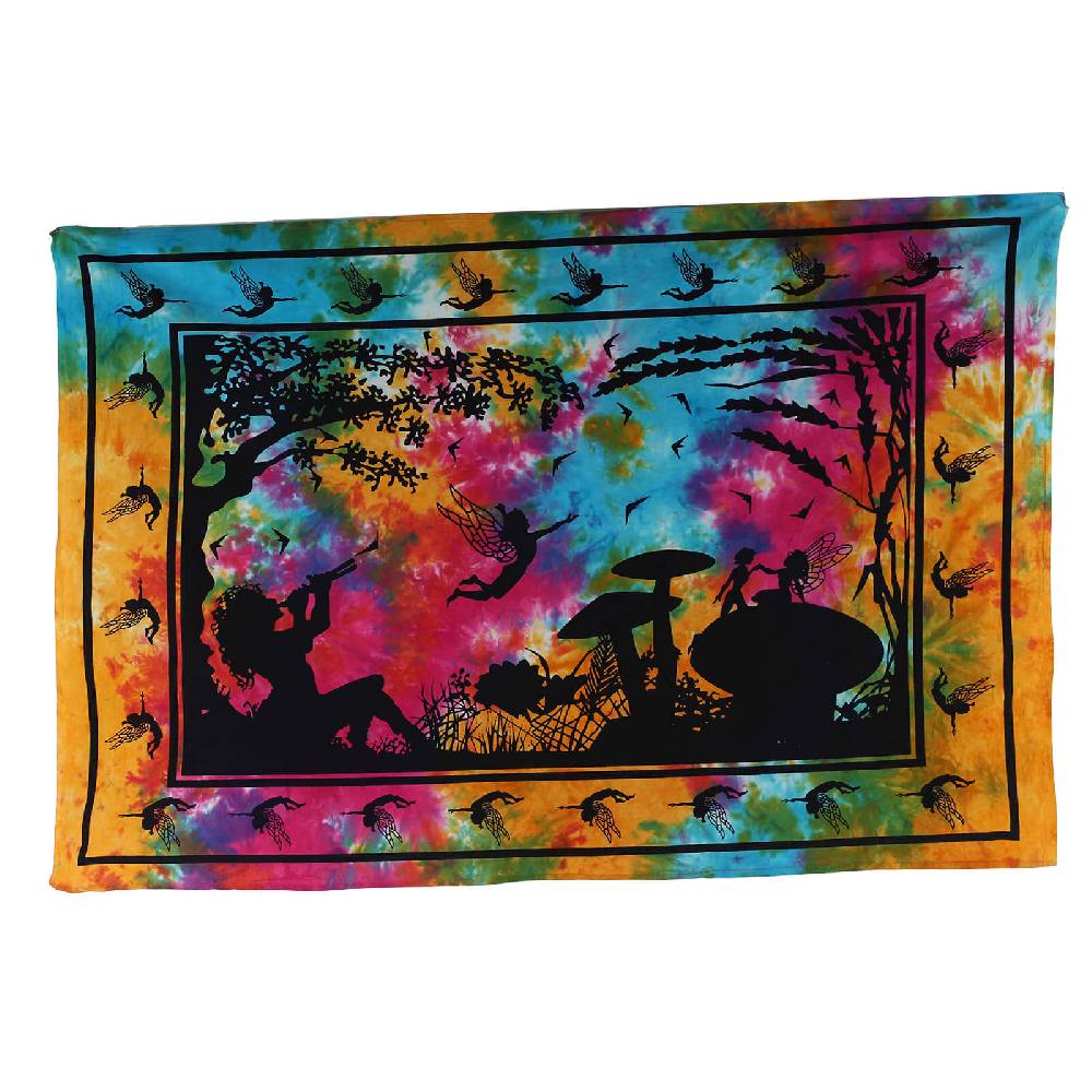 Kunst Und Magie Kunst und Magie Wandbehang Elfe Zauberwald Fairy ca. ca. 200x135cm Dekotuch