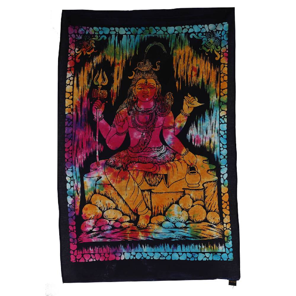 Kunst Und Magie Kunst Und Magie Wandbehang Lord Shiva Om Ca. 105 X 73 Cm