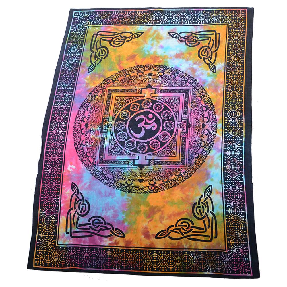 Kunst Und Magie Kunst und Magie Wandbehang Mandala - Om Yantra ca. 105 x 73 cm