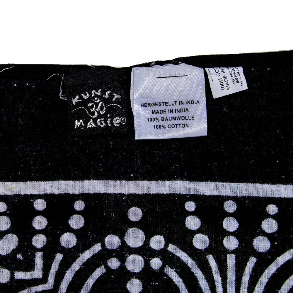 Kunst Und Magie Kunst Und Magie Wandbehang OM Chakra Yantra Verschiedene Farben Ca. 200 X 135 Cm UV Aktiv