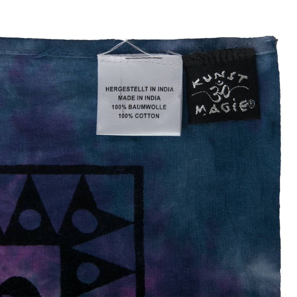 Kunst Und Magie Kunst Und Magie Wandbehang OM Mantra Kreis Ca. 200 X 135 Cm UV Aktiv