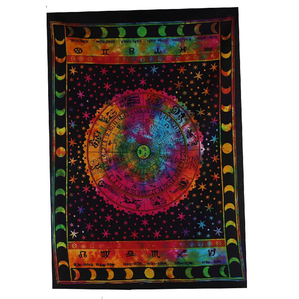 Kunst Und Magie Kunst Und Magie Wandbehang Sternzeichen Zodiac Poster Ca105 X 73 Cm Dekotuch