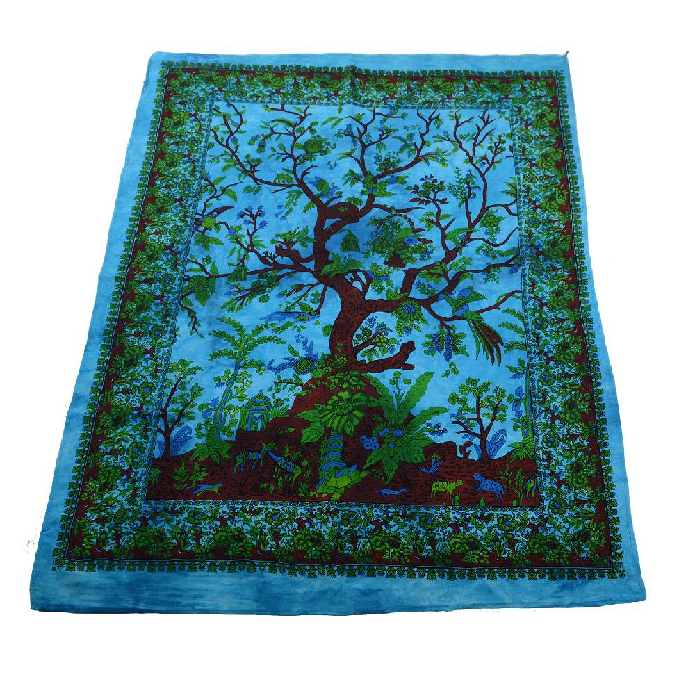 Kunst Und Magie Kunst Und Magie Wandbehang The Tree Of Life Lebensbaum Motiv Ca. 115 X 75 Cm