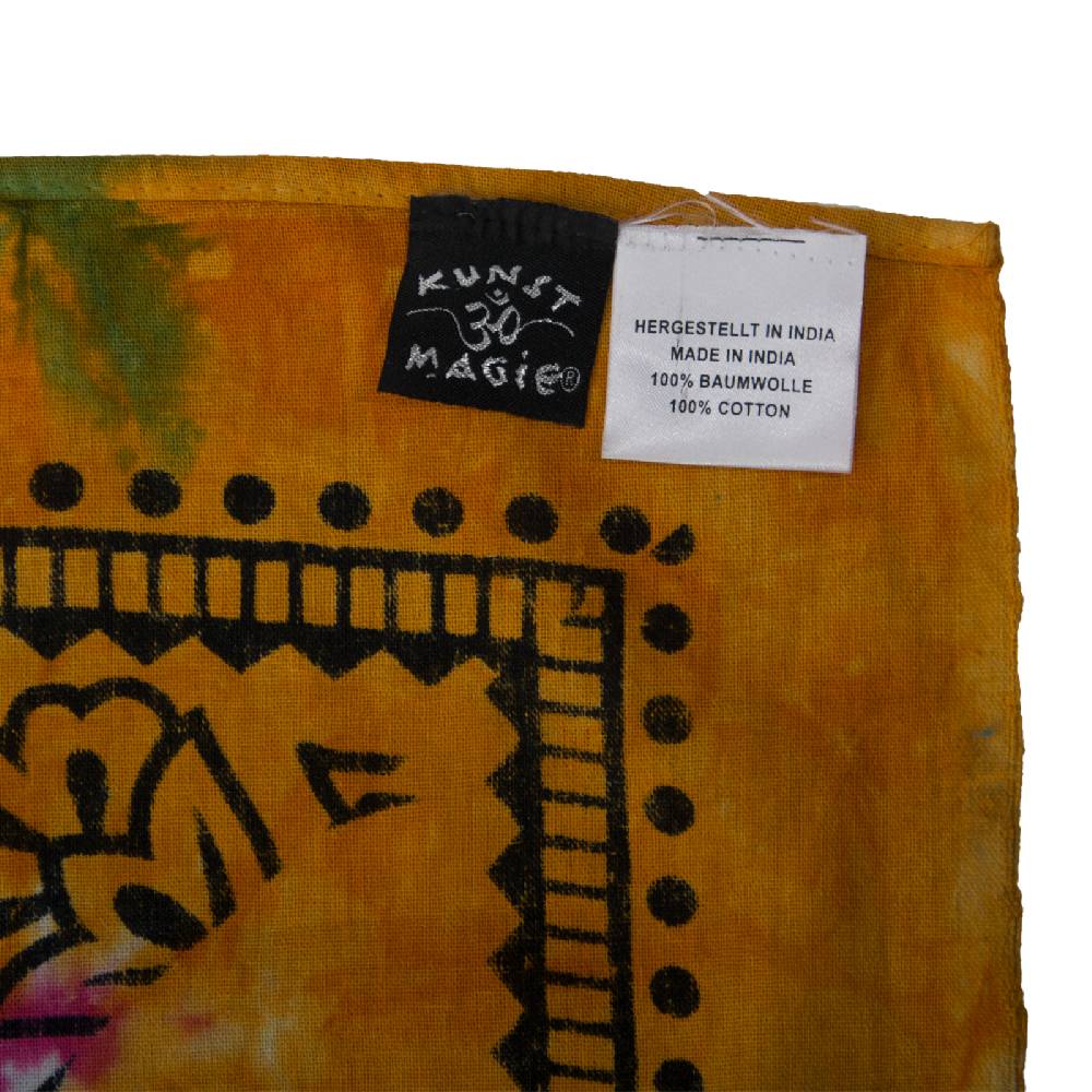 Kunst Und Magie Kunst Und Magie Wandbehang Tuch Dekotuch Mehrfarbig Ganesha Ca. 200 X 135 Cm