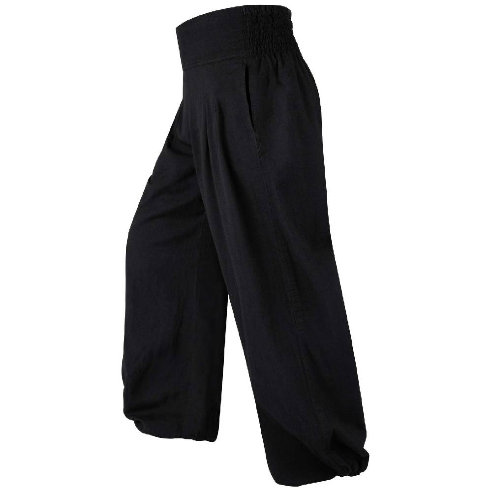 Kunst Und Magie KUNST UND MAGIE Yogahose Pumphose Pluderhose Mehrfarbig Aus Baumwolle Lang