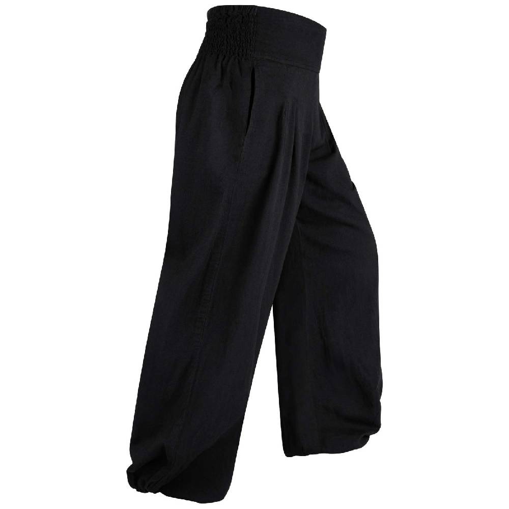 Kunst Und Magie KUNST UND MAGIE Yogahose Pumphose Pluderhose Mehrfarbig Aus Baumwolle Lang