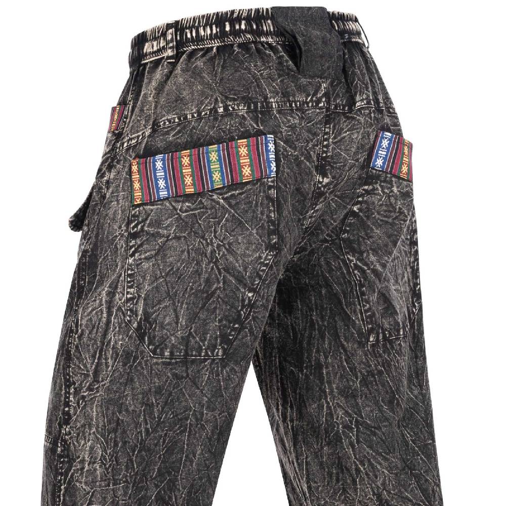 Kunst Und Magie Kurze Aladin Herren Hose 3/4 Baggy Cargo Yoga Pants Hippie Goa Baumwoll Shorts