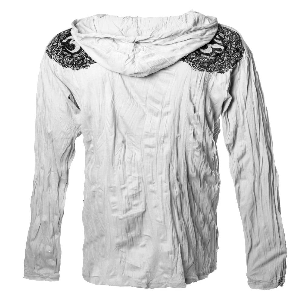 Kunst Und Magie Leichtes Sure Sommer Hoody Kapuzen Shirt Mit "OM" Motiv Von Kunst Und Magie