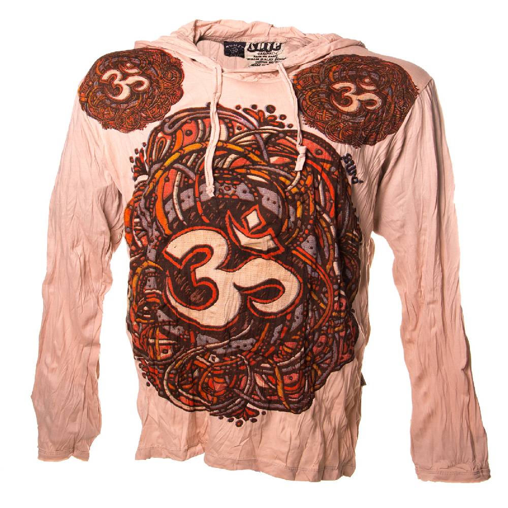 Kunst Und Magie Leichtes Sure Sommer Hoody Kapuzen Shirt mit "OM" Motiv von Kunst und Magie